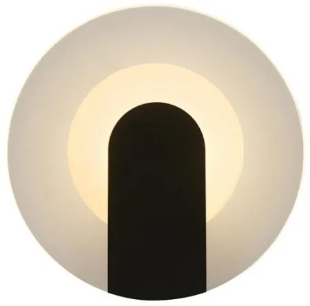 Searchlight 95410BK - Aplica de perete TARGET LED/7W/230V, neagră