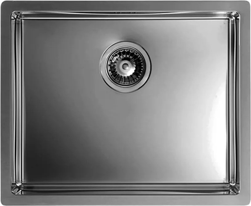 Chiuveta inox Alveus Quadrix 50 finisaj antracit 55x45 cm