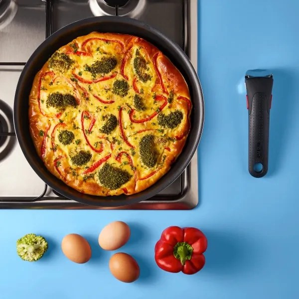 Set de vase de gătit 10 buc. Tefal INGENIO EASY COOK & CLEAN BLACK