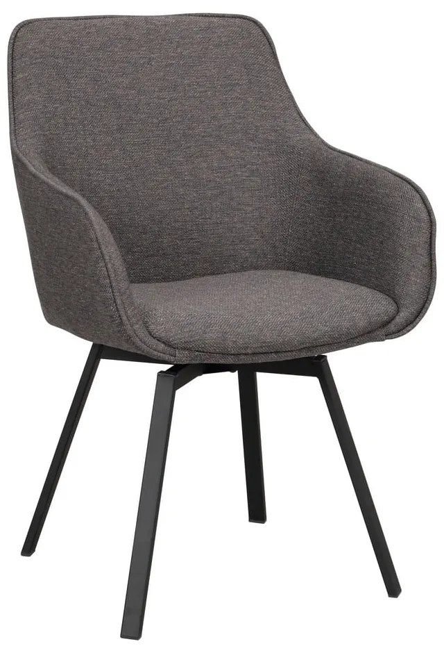 Set de scaune de sufragerie gri 2 buc. tapițat Alison – Rowico
