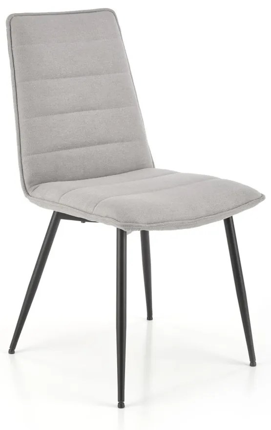 Scaun tapitat K493 gri - H92 cm