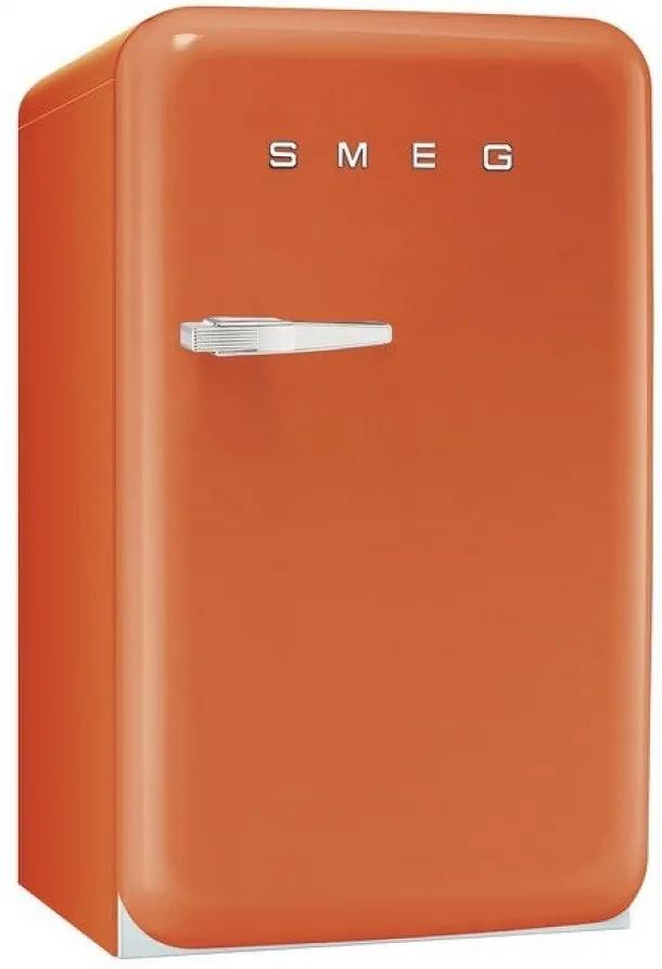 Frigider minibar retro Smeg FAB10RO, clasa A+, portocaliu