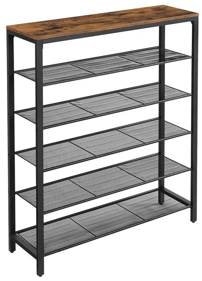 Pantofar DAVOR maro/negru