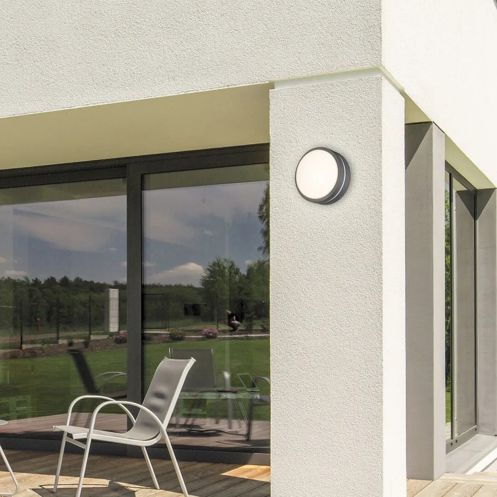 Aplica pentru iluminat exterior moderna IP44, diam:20cm Hamburg 8847 RX