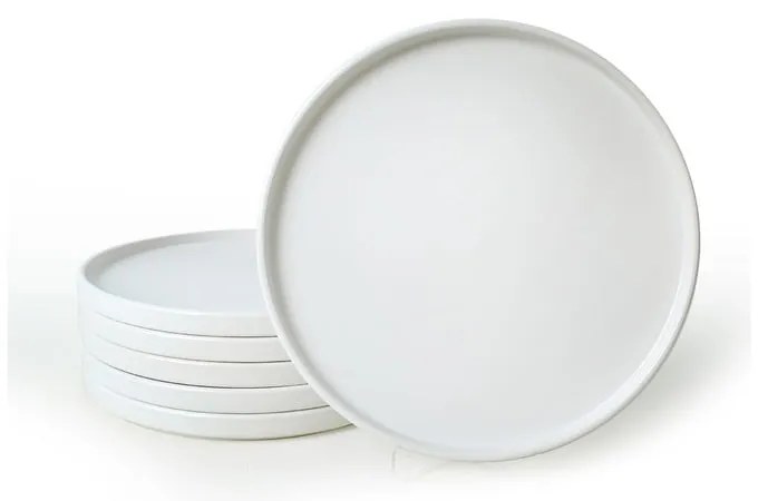 Farfurii albe 6 buc. din ceramică ø 27 cm – Hermia
