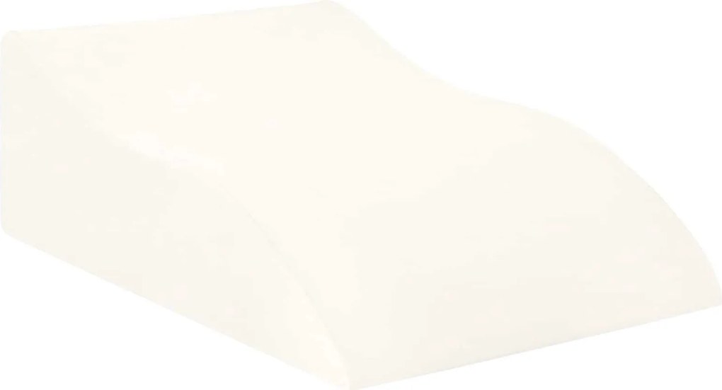 vidaXL Pillow pentru Picioare Alb 68 x 40 x 21,5 cm Spumă PU