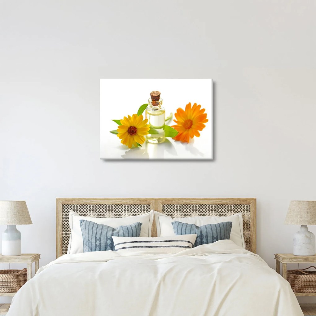 Tablou cu ulei de flori (70x50 cm)
