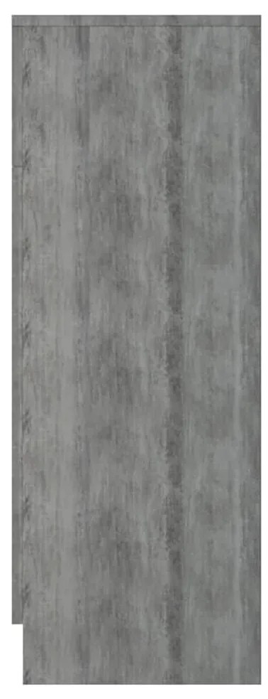 Servanta, gri beton, 71x35x88 cm, PAL 1, Beton