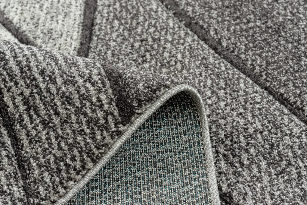 Covor Feel 5675/16811 Valuri gri si antracit si crem