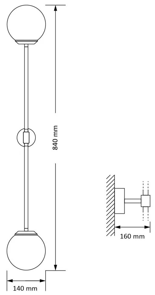 Aplica de perete moderna realizata manual Ultimo