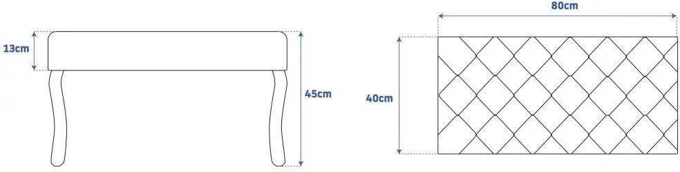 Comodă pentru hol gri 80 cm