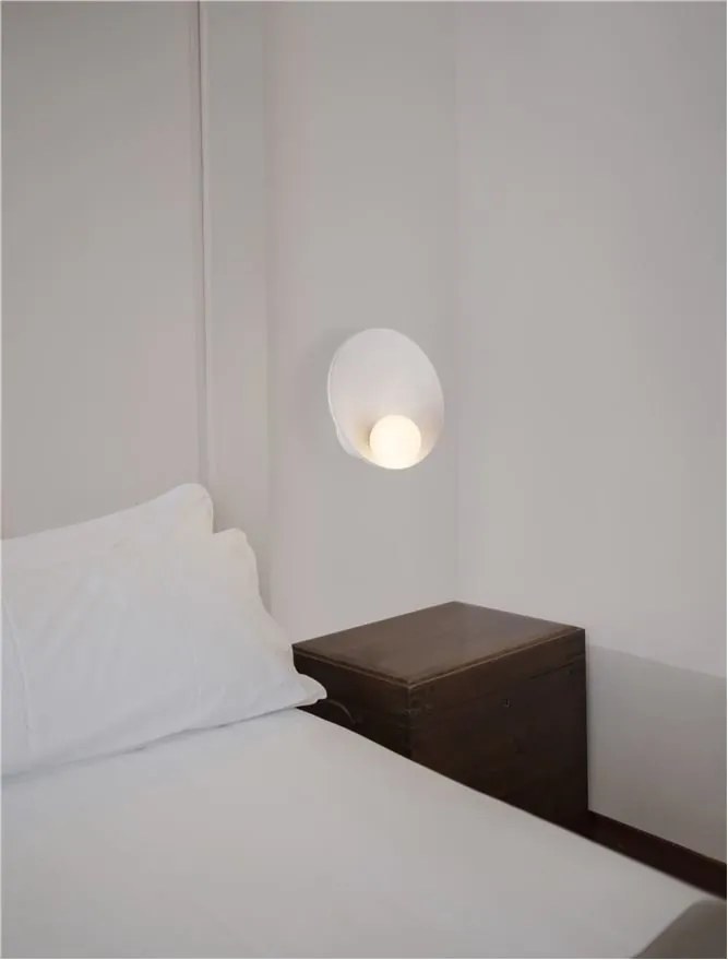 Aplica de perete design modern Minim alb