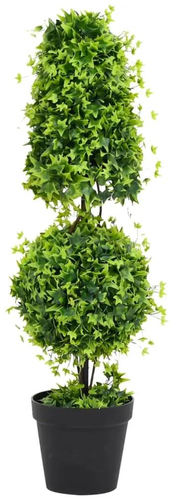 Plantă artificială de cimișir cu ghiveci, verde, 100 cm