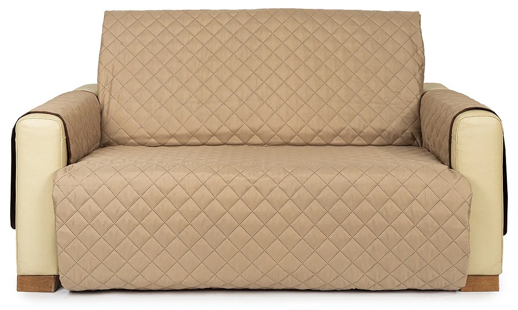 Cuvertură canapea 4Home Doubleface, maro/bej, 140 x 220 cm