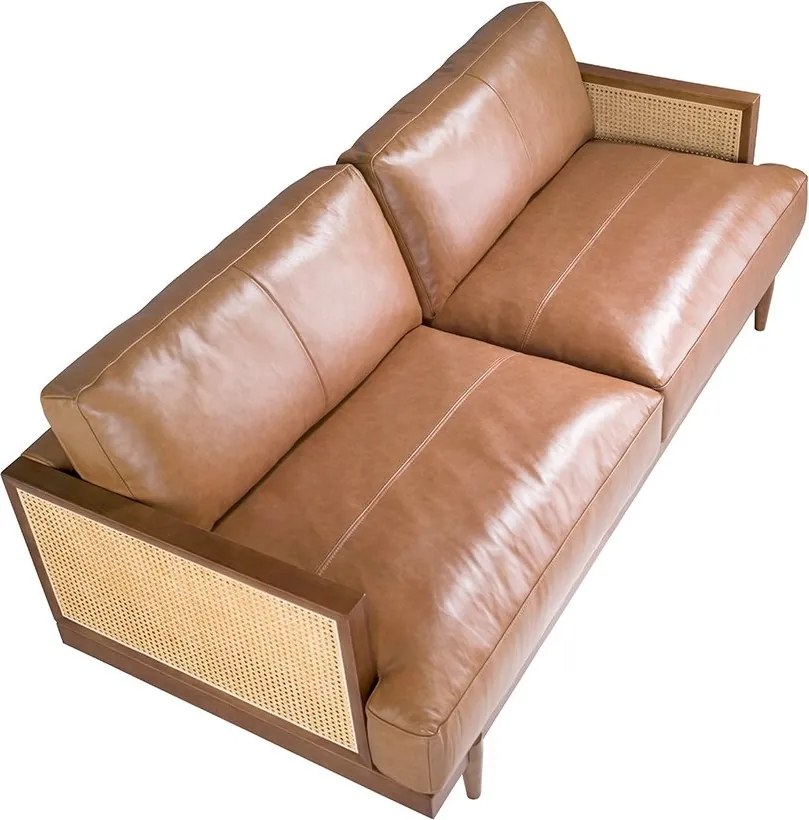 Canapea 3 locuri design elegant LUX Brown leather