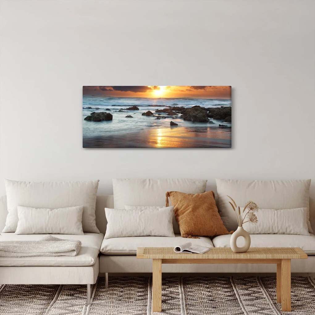 Tablou - Marea scăldată de soare (120x50 cm)
