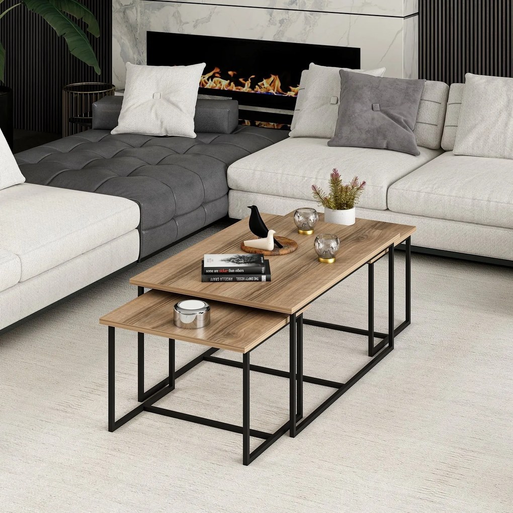 Set măsuțe de cafea Lavenda (Nuc). 1072998