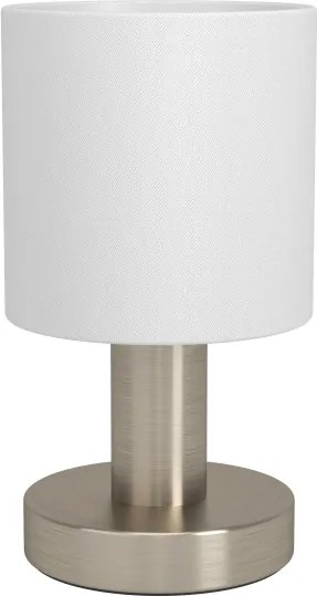 Eglo 31841 - Lampă de masă MONTETTO 1xE14/40W/230V alb/crom mat