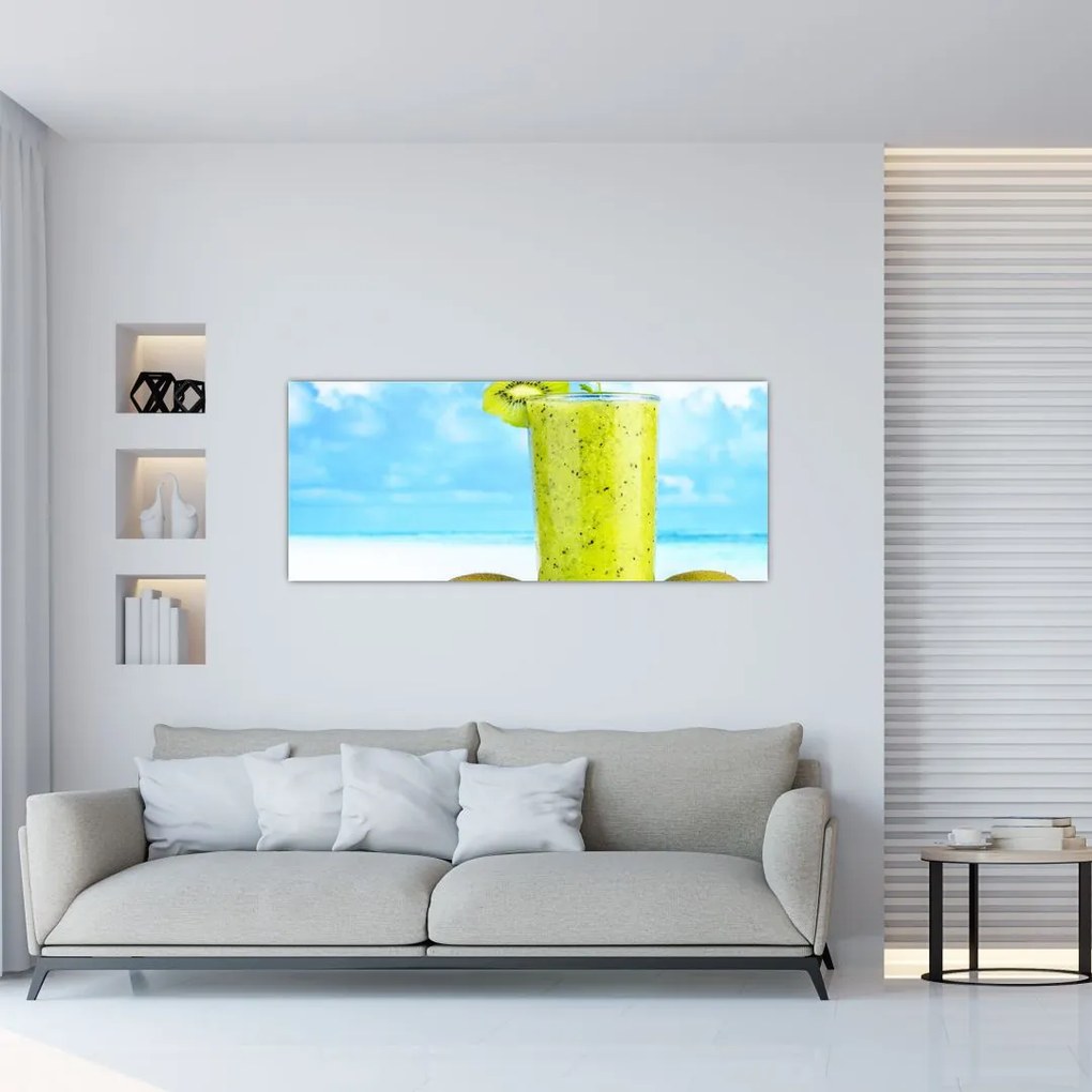 Tablou - smoothie kiwi (120x50 cm)
