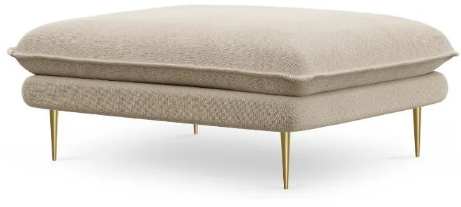 Taburet tapitat Vienna picioare gold – L100 x l80 x h43 cm