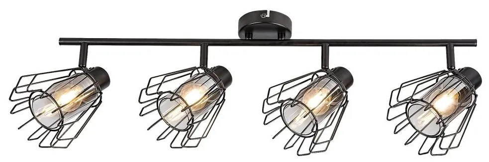 Plafoniera stil industrial Emerencia 4L