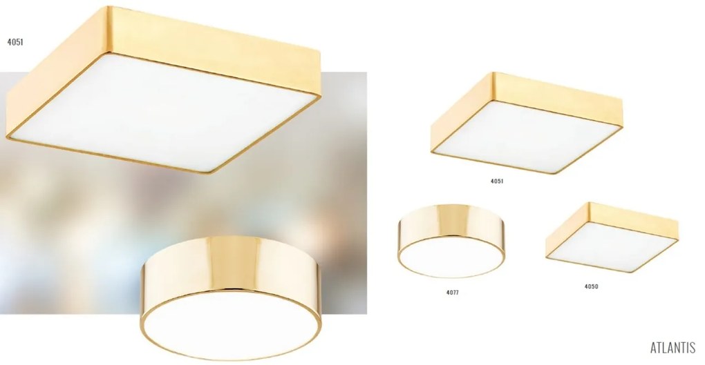 Plafoniera LED moderna ATLANTIS 35x35cm