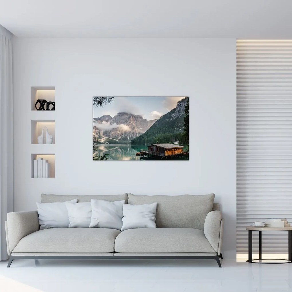 Tablou - Lake Prags (90x60 cm)