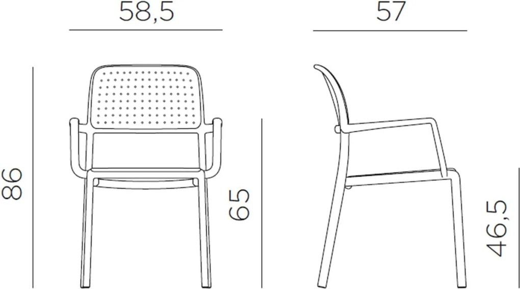 Scaun Exterior Nardi - Bora