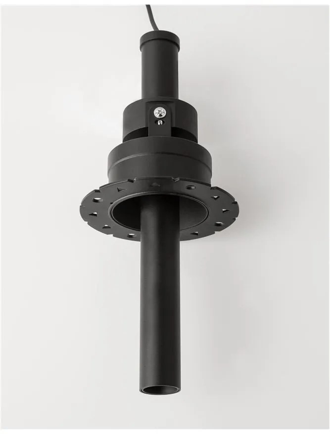 Spot LED incastrabil tavan ajustabil OVO negru