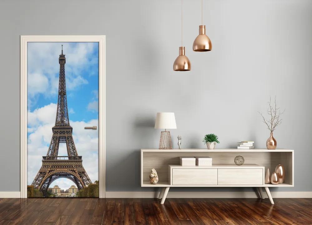 Autocolante pentru usi usa autoadeziv Turnul Eiffel