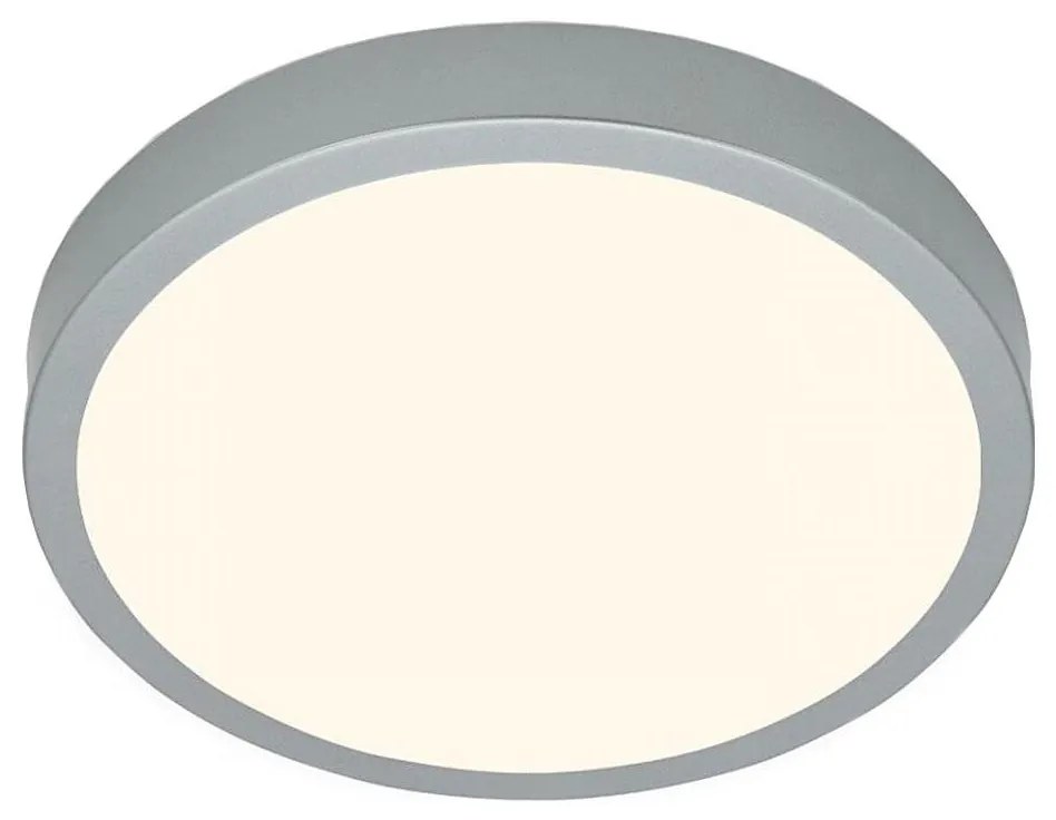 Plafonieră LED Briloner 3700-014 RUNA LED/16W/230V 3000K d. 28 cm argintiu