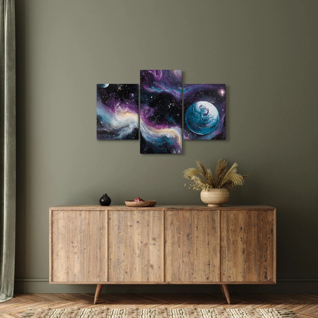 Tablou - Univers pictat (90x60 cm)
