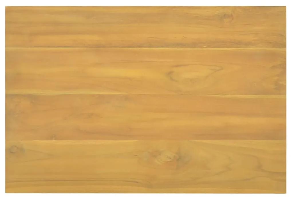 Dulap de baie, 60x40x75 cm, lemn masiv de tec 60 x 40 x 75 cm, 1