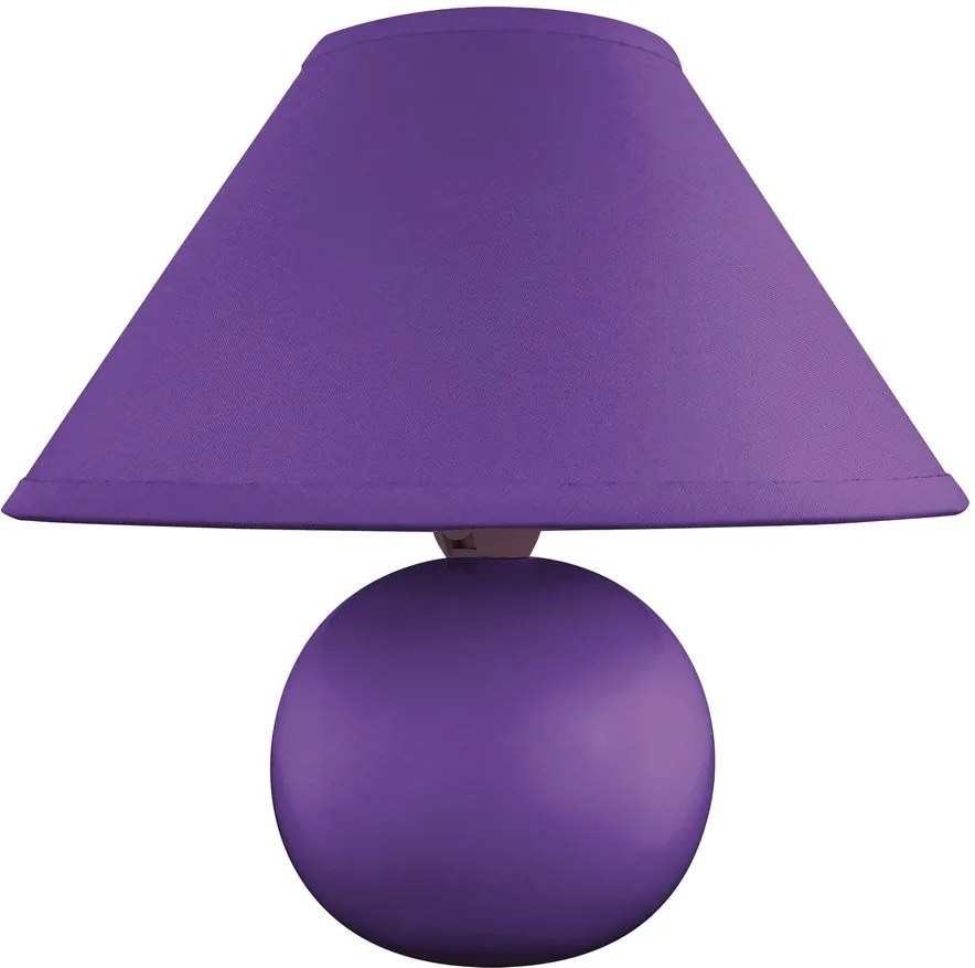 Rábalux Ariel 4920 lampa de masa de noapte  violet   ceramică   E14 1x MAX 40W   IP20