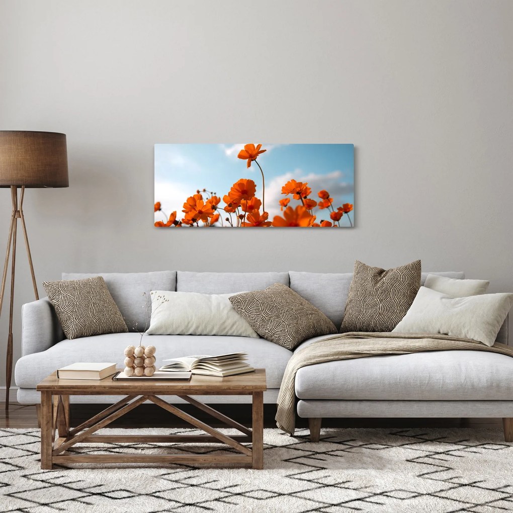 Tablou - Flori sălbatice (120x50 cm)