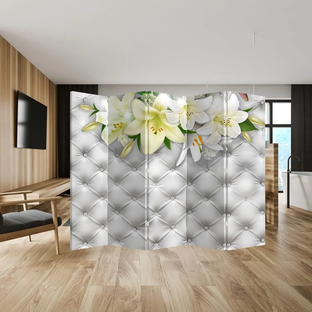 Paravan - Flori de crin (210x170 cm)