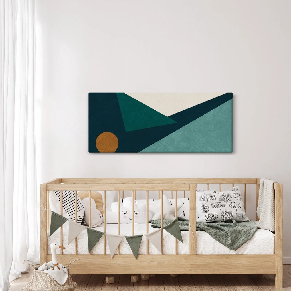 Tablou - Abstract cubic (120x50 cm)