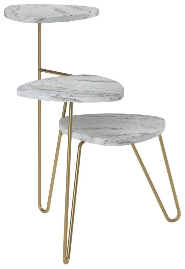 Suport pentru ghivece alb-auriu Athena - Novogratz