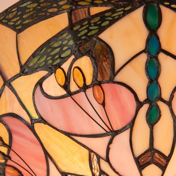 Endon 63922 - Plafonieră Tiffany ASHTON, 2 x E27, 60 W, 230 V, Ø 45 cm