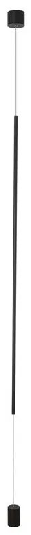 Lampa LED podea/tavan design modern deosebit ELETTRA negru