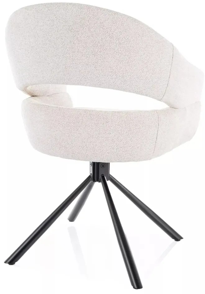 Scaun Borgo bej/negru Raven22