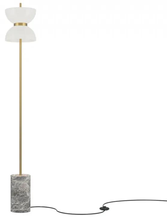 Lampadar modern auriu din metal cu led Maytoni Kyoto