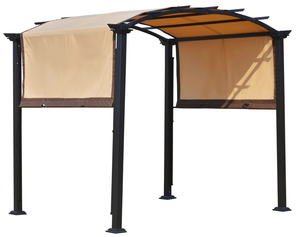 Outsunny, pergola de gradina cu panza glisanta, 295x245 cm | Aosom Ro