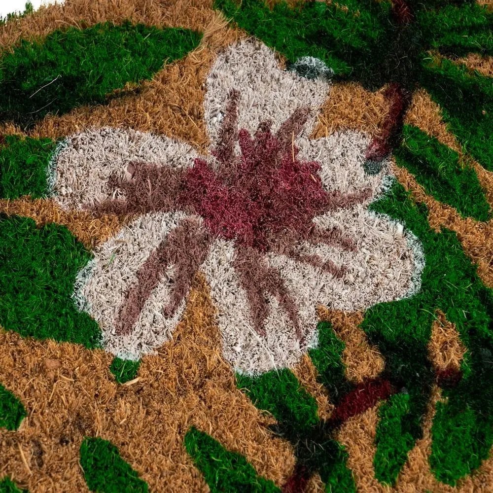 Covoraș de intrare din fibre de nucă de cocos 40x60 cm Leafy – Casa Selección