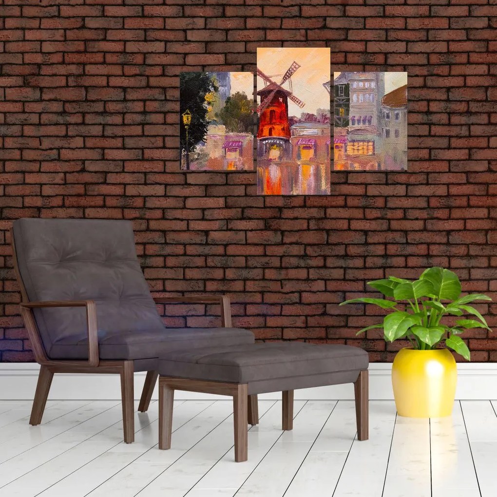 Tablou - Moulin rouge, Paris, Franța (90x60 cm)