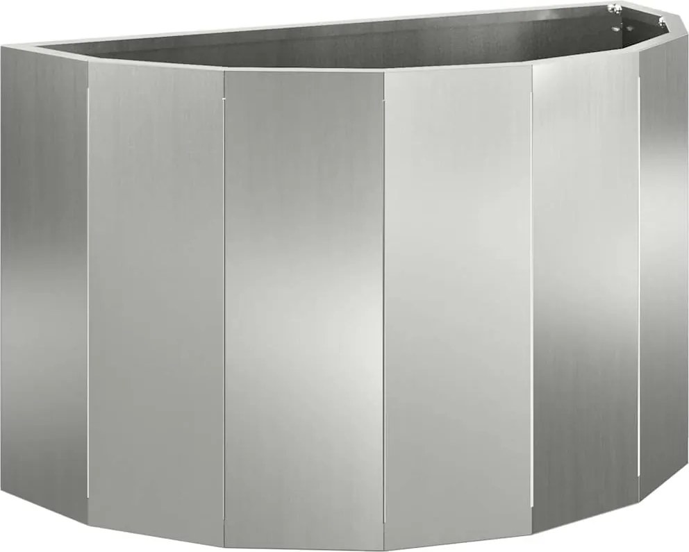 vidaXL Jardinieră Argintiu 60 x 30 x 35 cm Oțel Galvanizat