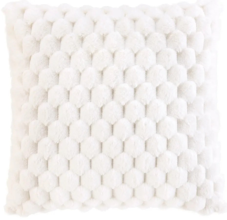 Pernă decorativă din blană artificială 45x45 cm Frosty – douceur d'intérieur