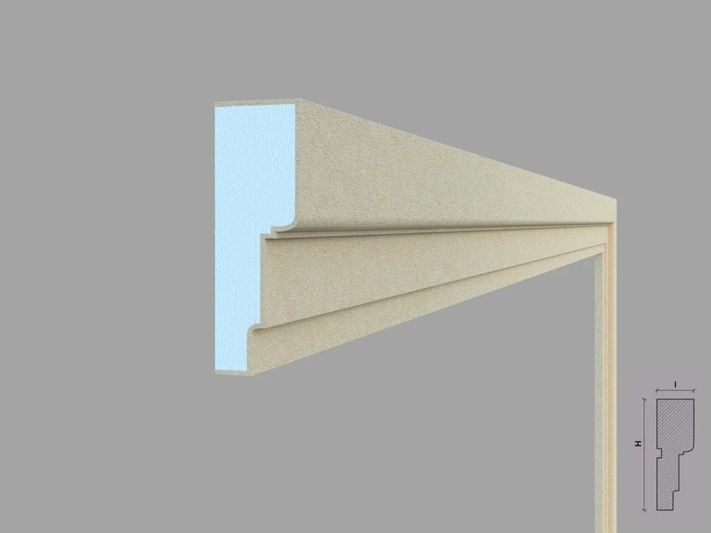Ancadrament fereastra exterior FP117 dimensiuni 140x40x2000mm