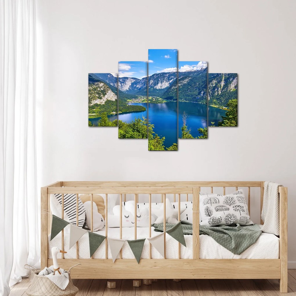 Tablou - Lacul Hallstatt, Hallstatt, Austria (150x105 cm)