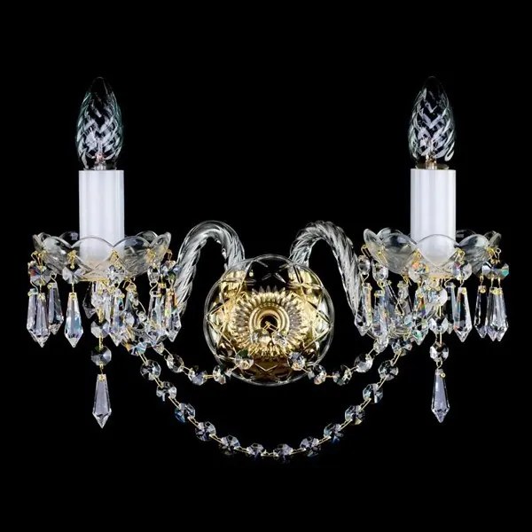 Aplica de perete cristal Bohemia MIRKA II. drops WL CE